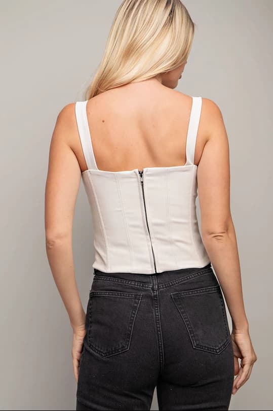 Blusa Corset Beige