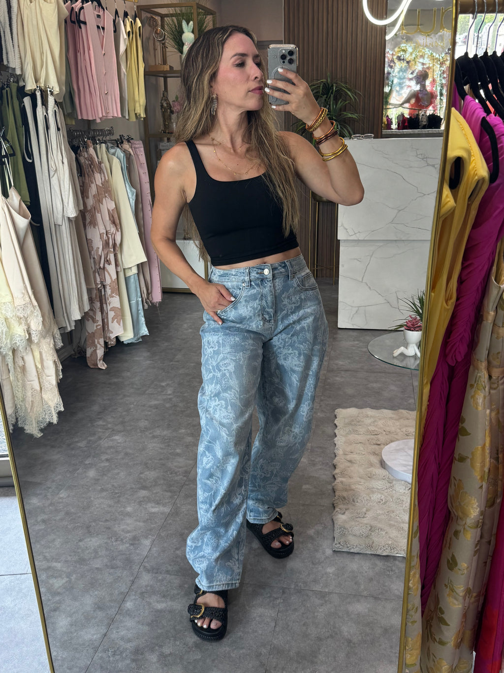 JEANS BARREL DE FLORES