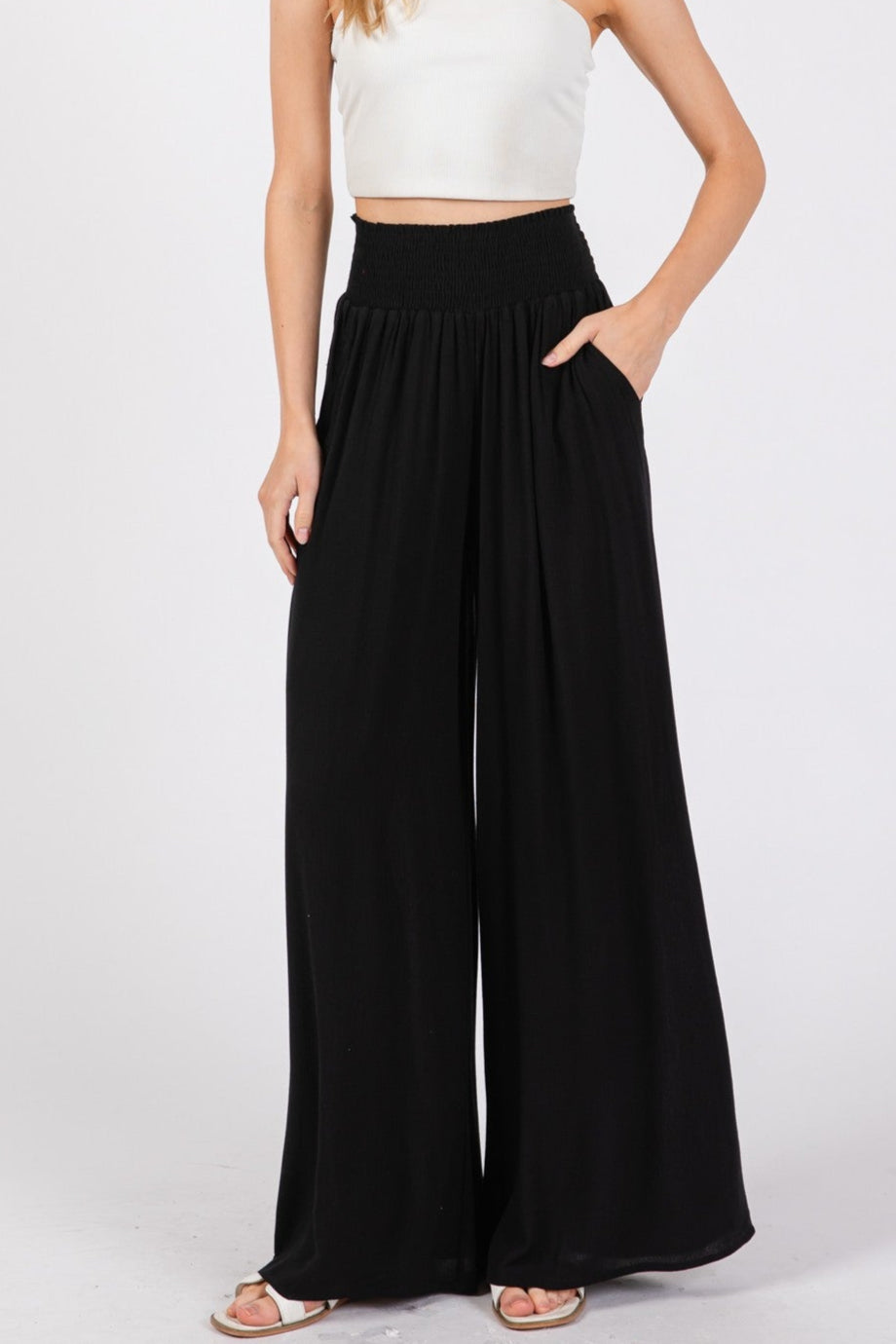 Pantalón tipo palazzo
