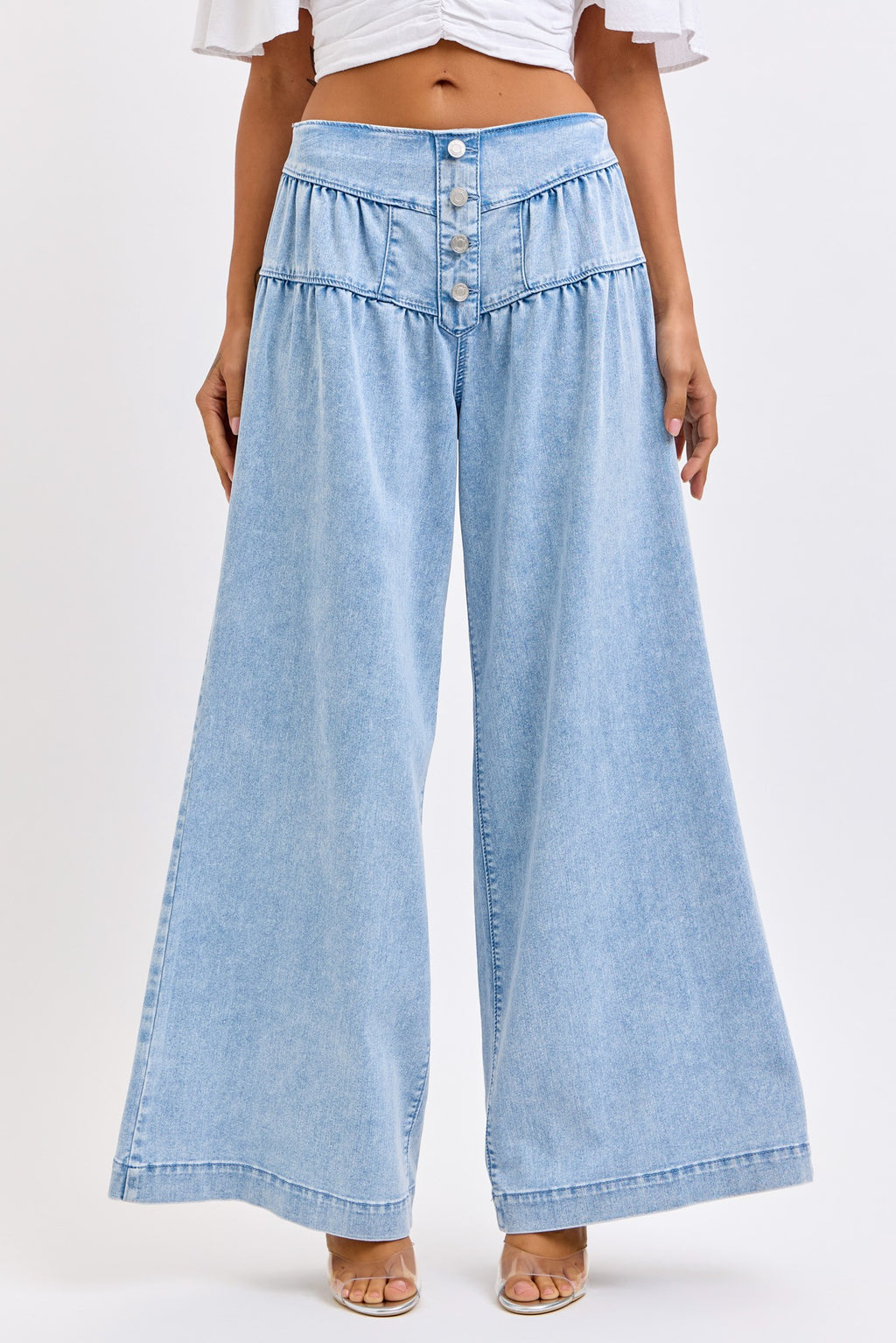 JEANS 4 BOTONES FALDON