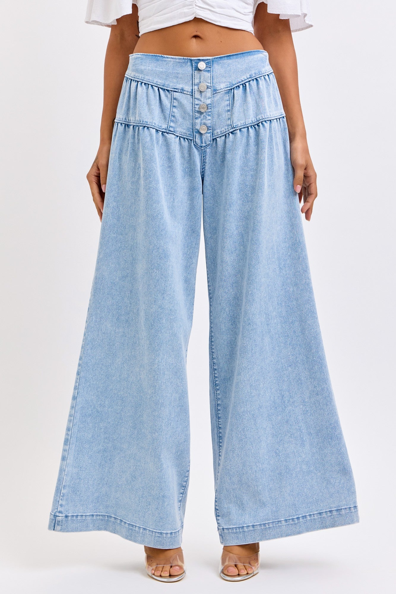 JEANS 4 BOTONES FALDON