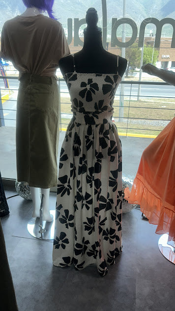 Set de Falda con top estampado flores
