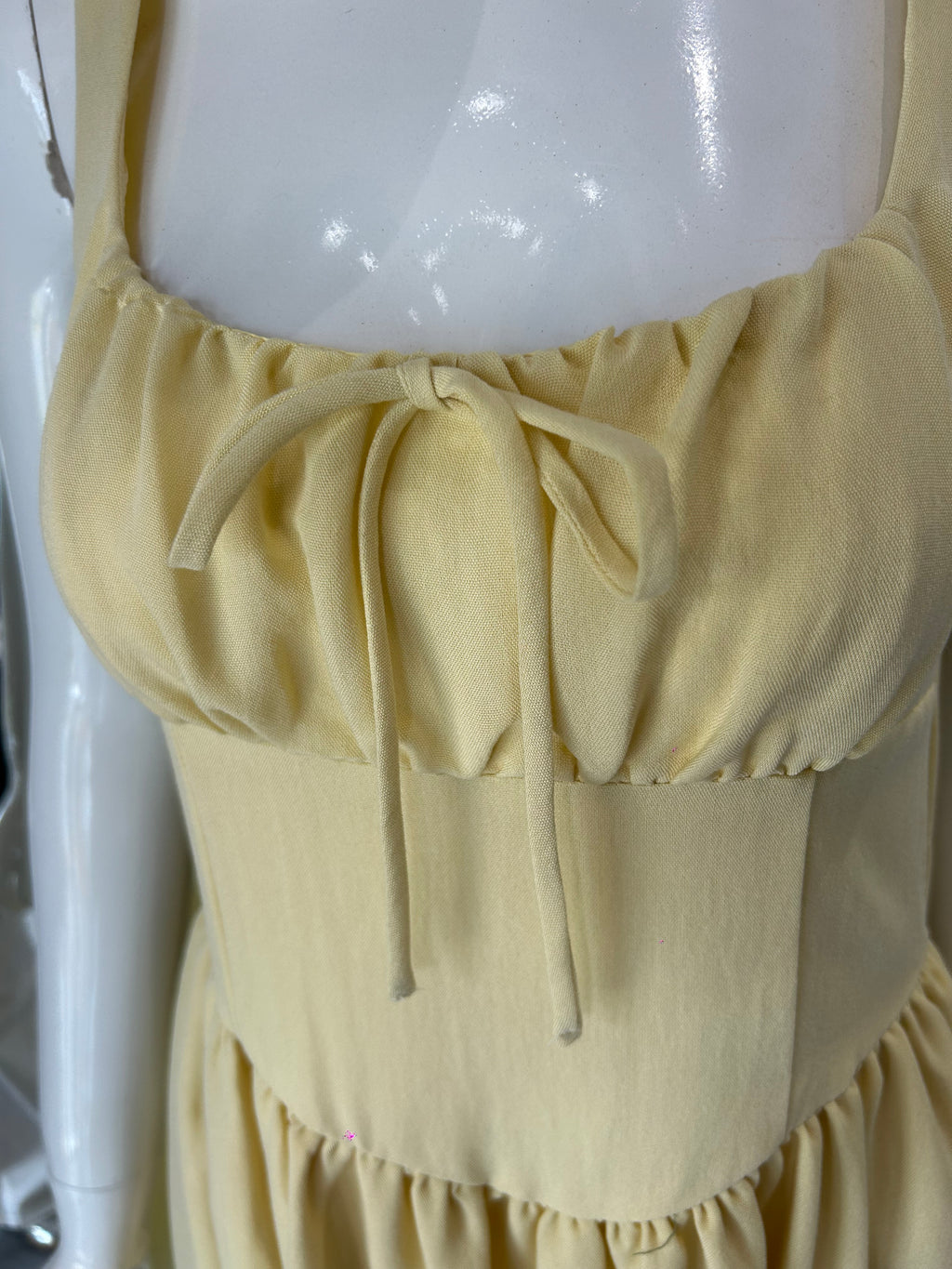 VESTIDO MIDI AMARILLO