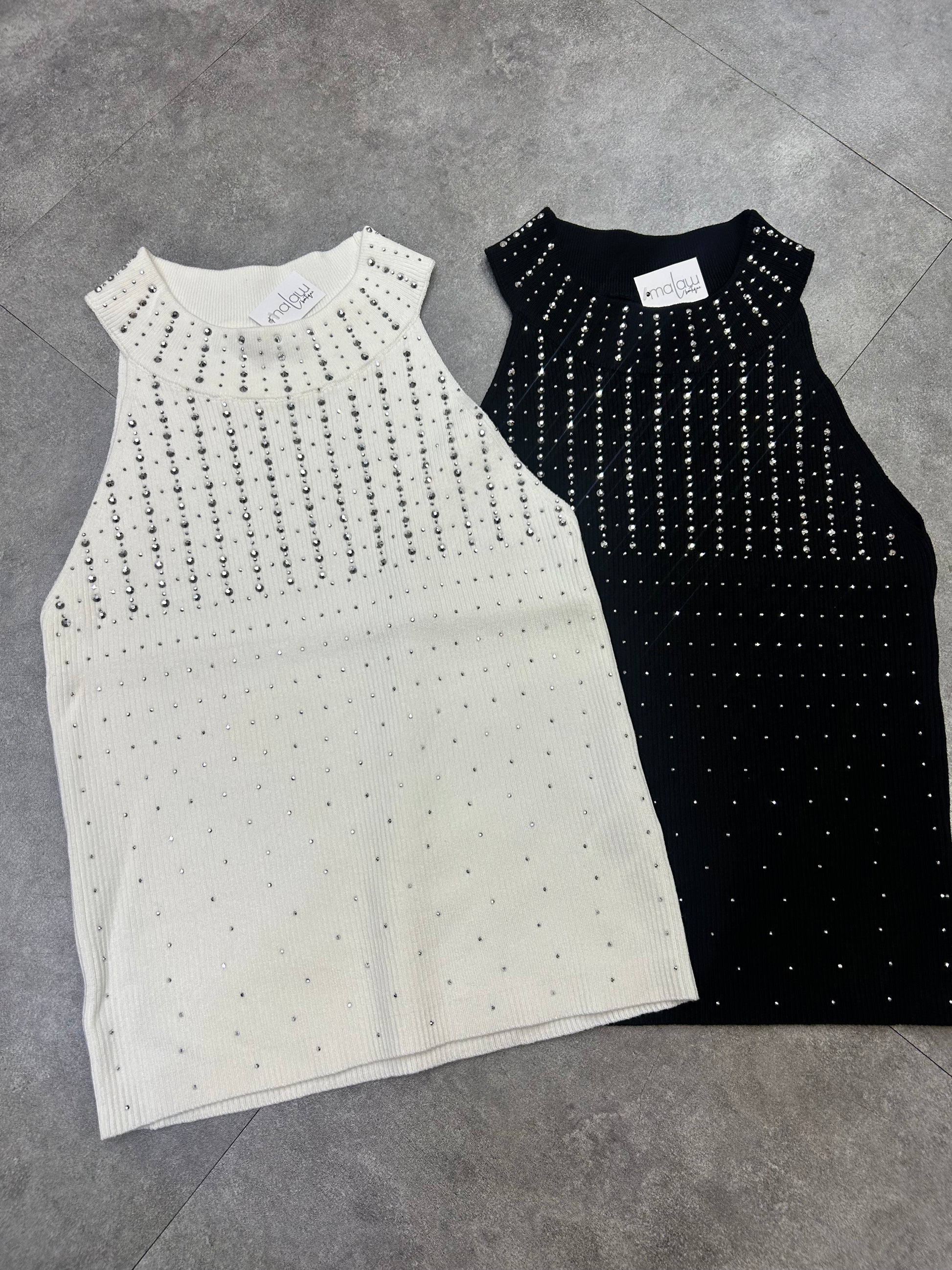 Blusa con Brillos degradados