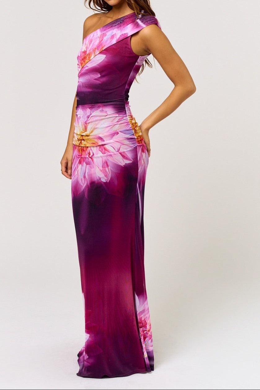 VESTIDO MESH CON FLORES