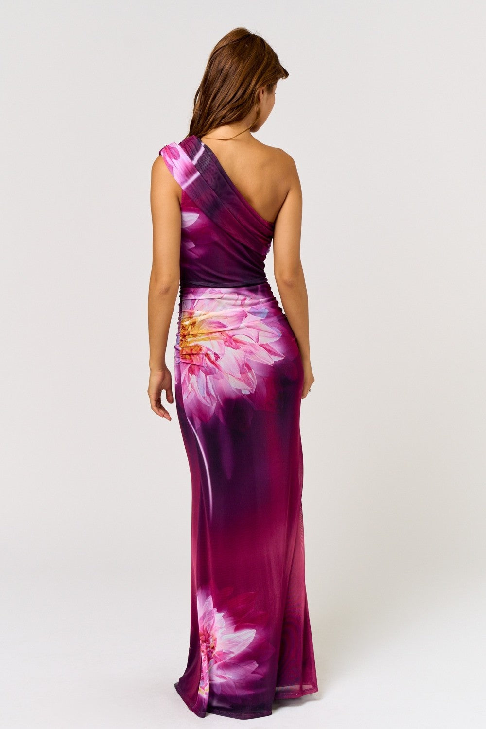 VESTIDO MESH CON FLORES