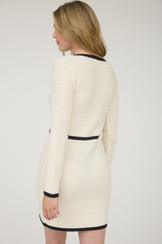 VESTIDO CORTO TEJIDO