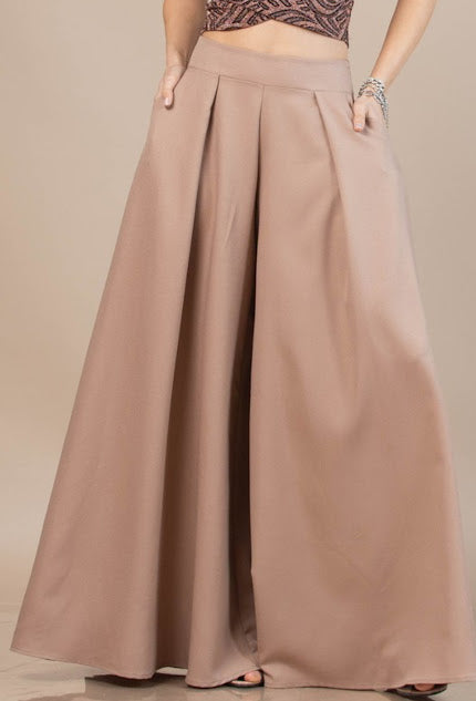 Pantalón palazo pierna ancha