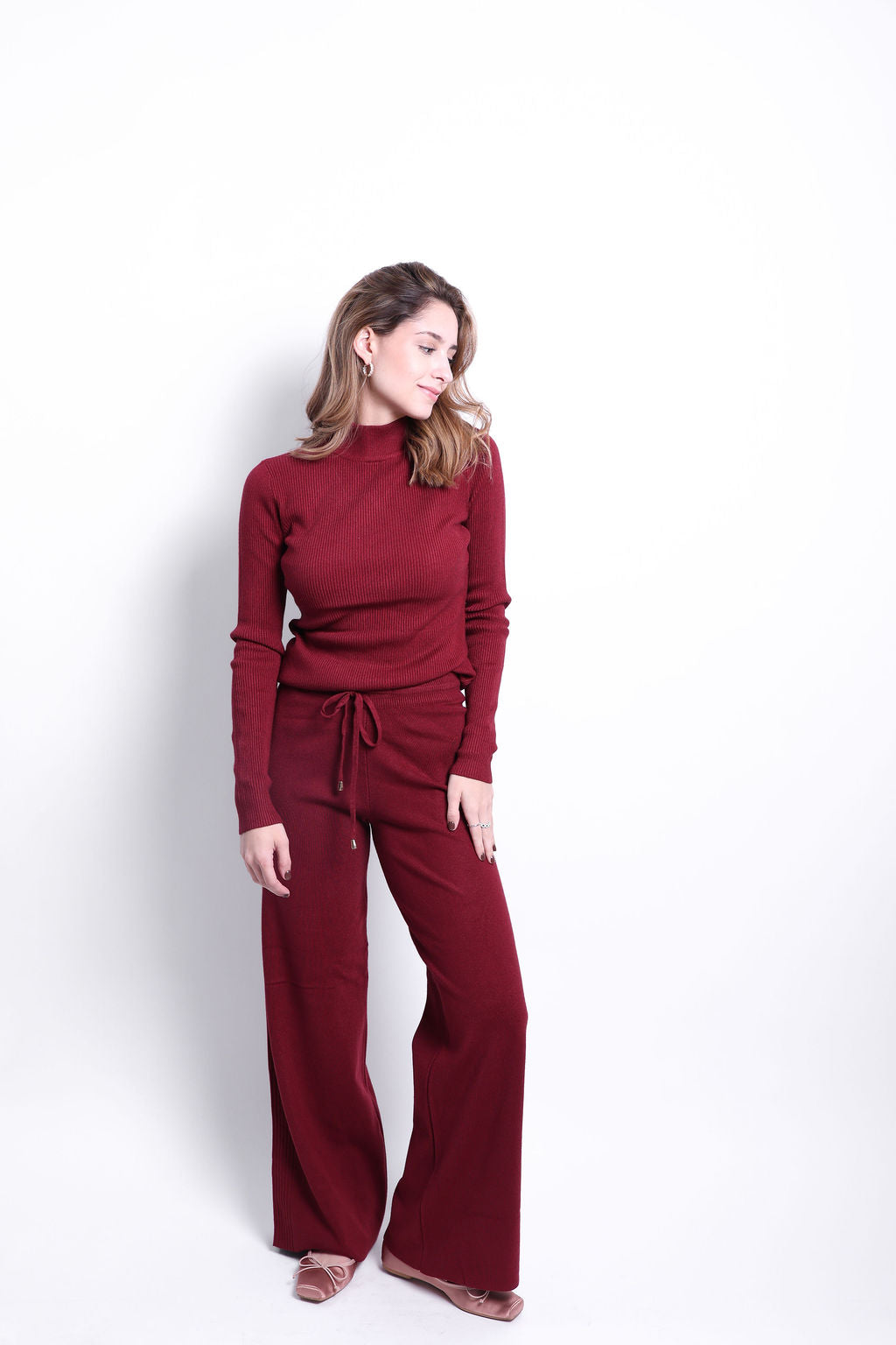 SET DE PANTS CON BLUSA  CUELLO REDONDO