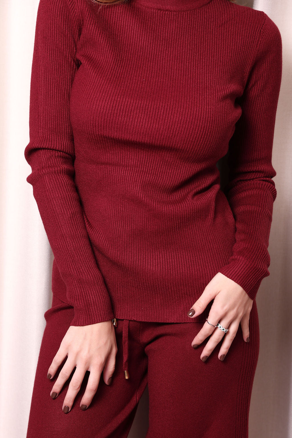 SET DE PANTS CON BLUSA  CUELLO REDONDO